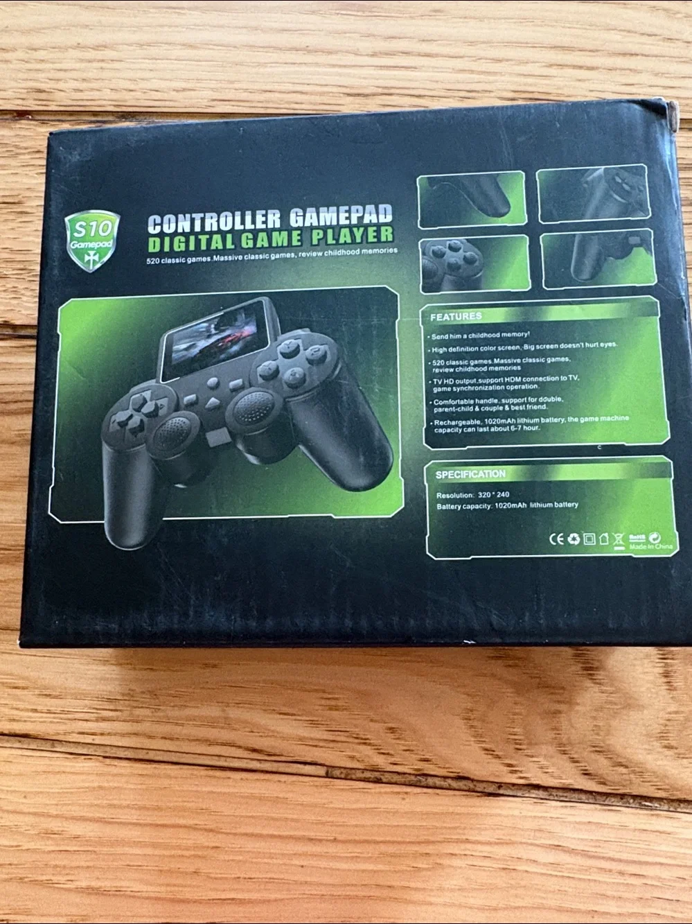 S10 Gamepad black controller